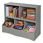 Alternate image 1 for Badger Basket 5-Compartment Cubby in Grey