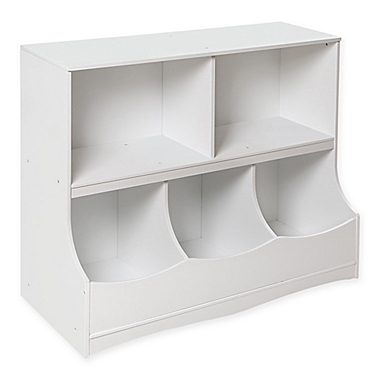 Badger Basket 5-Compartment Cubby in White. View a larger version of this product image.