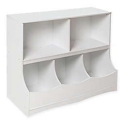 Badger Basket 5-Compartment Cubby in White