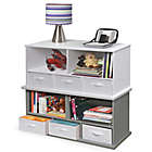 Alternate image 11 for Badger Basket 3-Basket Stackable Shelf Storage Cubby in Grey