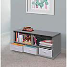 Alternate image 8 for Badger Basket 3-Basket Stackable Shelf Storage Cubby in Grey