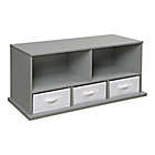 Alternate image 0 for Badger Basket 3-Basket Stackable Shelf Storage Cubby in Grey