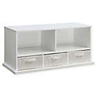 Alternate image 0 for Badger Basket 3-Basket Stackable Shelf Storage Cubby in White