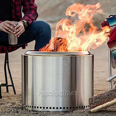 Solo Stove Bonfire Fire Pit in Silver. View a larger version of this product image.