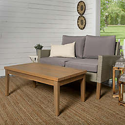 Forest Gate 2-Piece Deep-Seated Wicker Chat Set in Grey