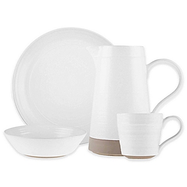 Bee &amp; Willow&trade; Milbrook Dinnerware Collection in White. View a larger version of this product image.