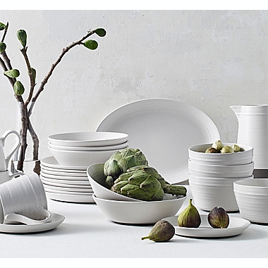 Bee &amp; Willow&trade; Milbrook Dinnerware Collection in White. View a larger version of this product image.