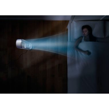 Dyson Pure Cool&trade; TP01 Purifying Fan in Silver/White. View a larger version of this product image.