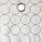 Alternate image 1 for Rings Circle Embroidered Grommet 100% Blackout Window Curtain Panel (Single)