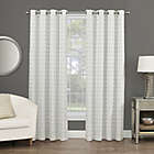 Alternate image 0 for Rings Circle Embroidered Grommet 100% Blackout Window Curtain Panel (Single)