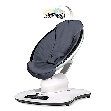 4moms&reg; mamaRoo&reg;4 Cool Mesh Multi-Motion&trade; Baby Swing in Dark Grey. View a larger version of this product image.