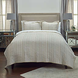 Rizzy Home Patrick Queen Quilt in Ivory