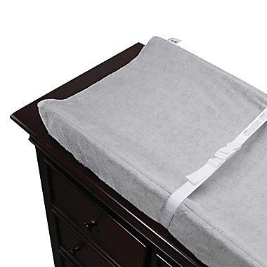 Serta&reg; Perfect Sleeper Changing Pad and Plush Cover in Grey. View a larger version of this product image.