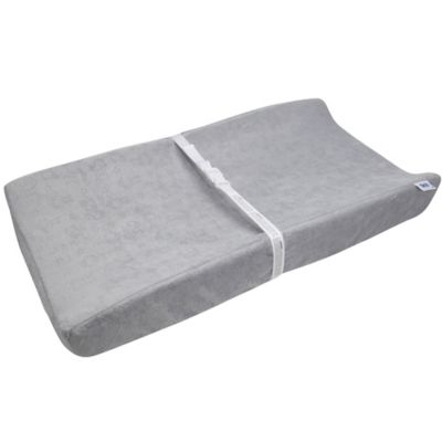 Serta&reg; Perfect Sleeper Changing Pad and Plush Cover in Grey