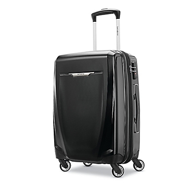 Samsonite&reg; Winfield 3 DLX 20-Inch Hardside Spinner Carry On Luggage in Black. View a larger version of this product image.