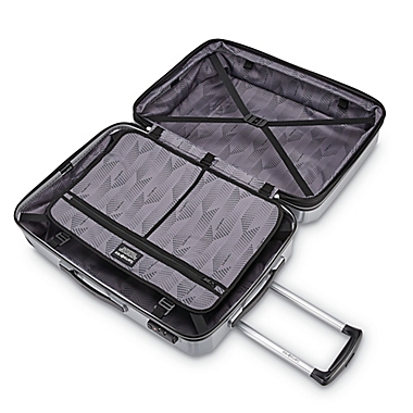 Samsonite&reg; Winfield 3 DLX 25-Inch Hardside Spinner Checked Luggage in Silver. View a larger version of this product image.