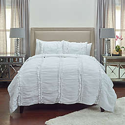 Rizzy Home Clementine Twin XL Quilt in White
