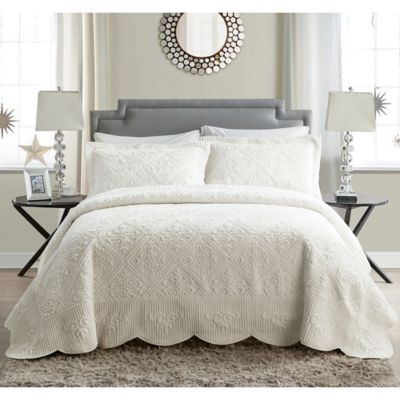 VCNY Home Westland Quilted Plush Bedspread Set