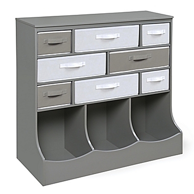 Badger Basket&#39;s Storage Station in Grey. View a larger version of this product image.