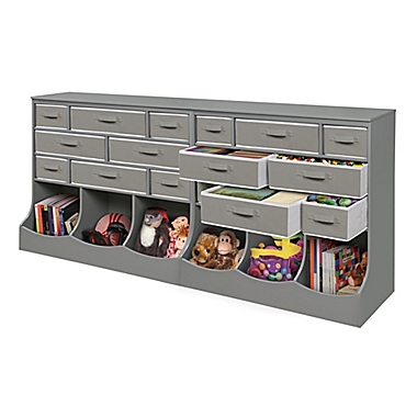 Badger Basket&#39;s Storage Station in Grey. View a larger version of this product image.