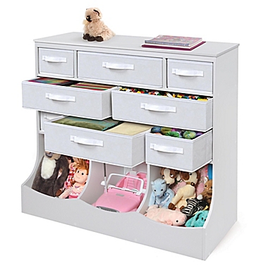 Badger Basket&#39;s Storage Station in White. View a larger version of this product image.