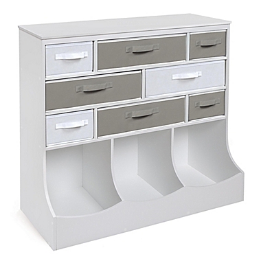 Badger Basket&#39;s Storage Station in White. View a larger version of this product image.