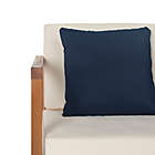 Alternate image 4 for Safavieh Montez 4-Piece Acacia Wood Conversation Set in Teak/Navy with Accent Pillows