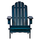 Alternate image 7 for Forest Gate Arvada Acacia Outdoor Folding Adirondack Chair in Navy