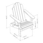 Alternate image 3 for Forest Gate Arvada Acacia Outdoor Folding Adirondack Chair in Navy