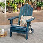 Alternate image 1 for Forest Gate Arvada Acacia Outdoor Folding Adirondack Chair in Navy
