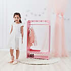 Alternate image 2 for Fantasy Fields by Teamson Kids Polka Dot Bella Dress Up Child&#39;s Armoire in Pink/White