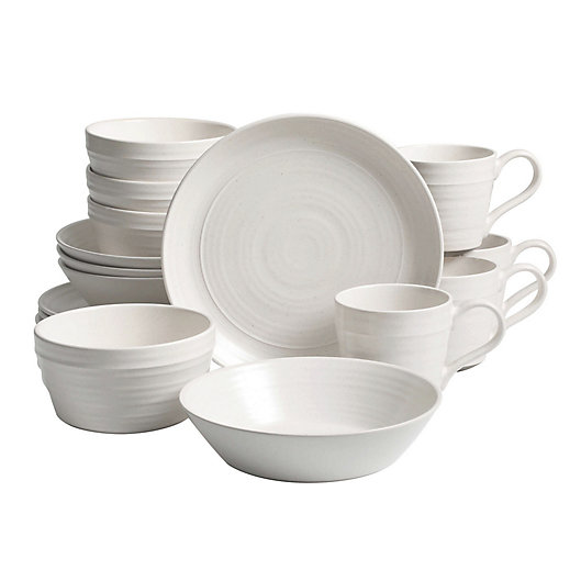 Alternate image 1 for Bee & Willow™ Milbrook 16-Piece Dinnerware Set in White