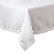 Saro Lifestyle Classic Hemstitch 65-Inch x 140-Inch Oblong Tablecloth in White