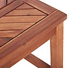 Alternate image 3 for Forest Gate Olive Acacia Wood Outdoor Bench in Brown