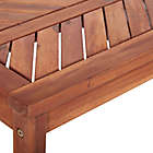 Alternate image 5 for Forest Gate Olive Acacia Wood Outdoor Bench in Brown