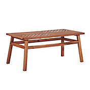 Forest Gate Olive Outdoor Acacia Wood Coffee Table