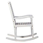 Alternate image 7 for Forest Gate Eagleton Acacia Outdoor Deep Seated Rocking Chair in White