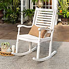 Alternate image 10 for Forest Gate Eagleton Acacia Outdoor Deep Seated Rocking Chair in White
