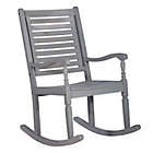 Alternate image 1 for Forest Gate Eagleton Acacia Outdoor Deep Seated Rocking Chair in Grey Wash