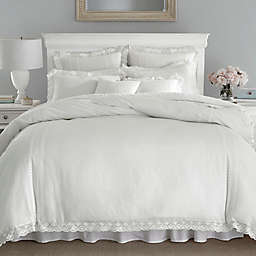 Laura Ashley® Annabella Twin Comforter Set in White