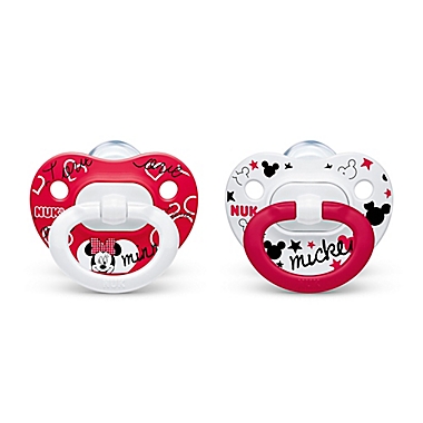 Disney Mickey Mouse 3-Pack Orthodontic Pacifier Set 