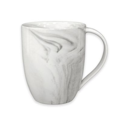 Artisanal Kitchen Supply&reg; Coupe Marbleized Mug in Grey