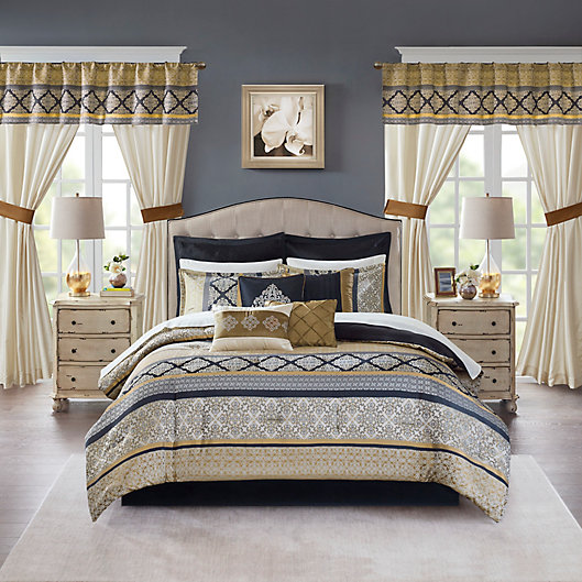 Alternate image 1 for Madison Park Essentials Windsor 24-Piece King Comforter Set
