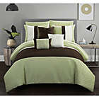 Alternate image 0 for Shai 10-Piece King Comforter Set in Green