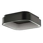 Alternate image 0 for JONATHAN Y Rafael 17.7" Integrated LED  Metal Flush Mount Ceiling Light in Black