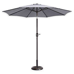 Villacera 9-Foot Patio Umbrella in Grey