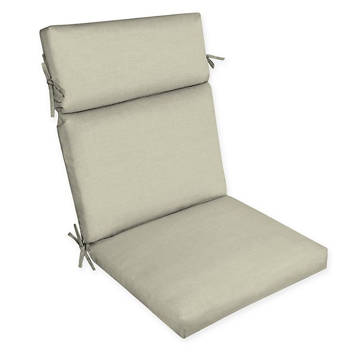 Solid Outdoor Dining Chair Cushion, Outdoor Dining Table Chair Cushions