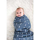 Alternate image 1 for Copper Pearl&trade; North Arrows Swaddle Blanket in Blue