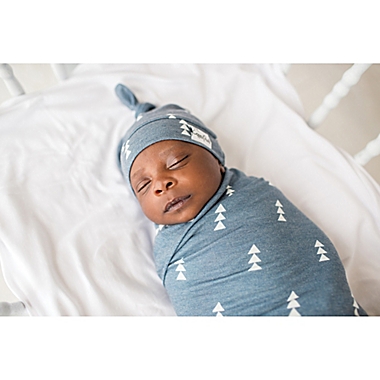 Copper Pearl&trade; North Arrows Swaddle Blanket in Blue. View a larger version of this product image.
