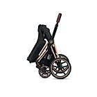 Alternate image 1 for CYBEX PRIAM Stroller with Matte Black Frame and Manhattan Grey Seat